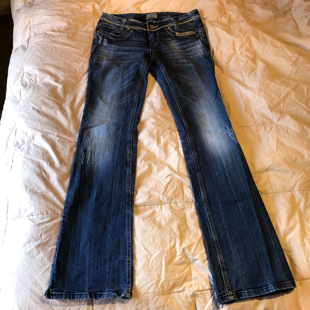 EXPRESS Rerock Boot Cut Jeans, size 2